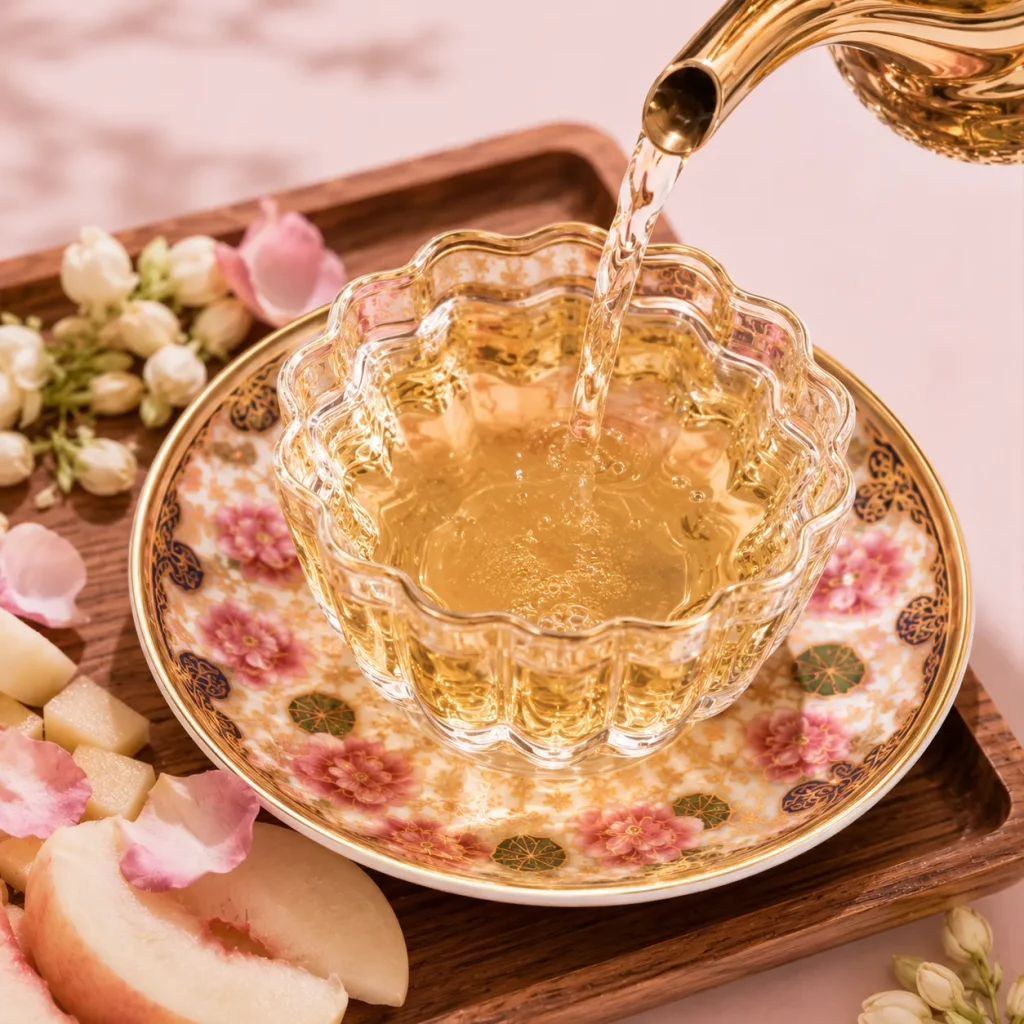 Jasmine White Peach Floral Tea