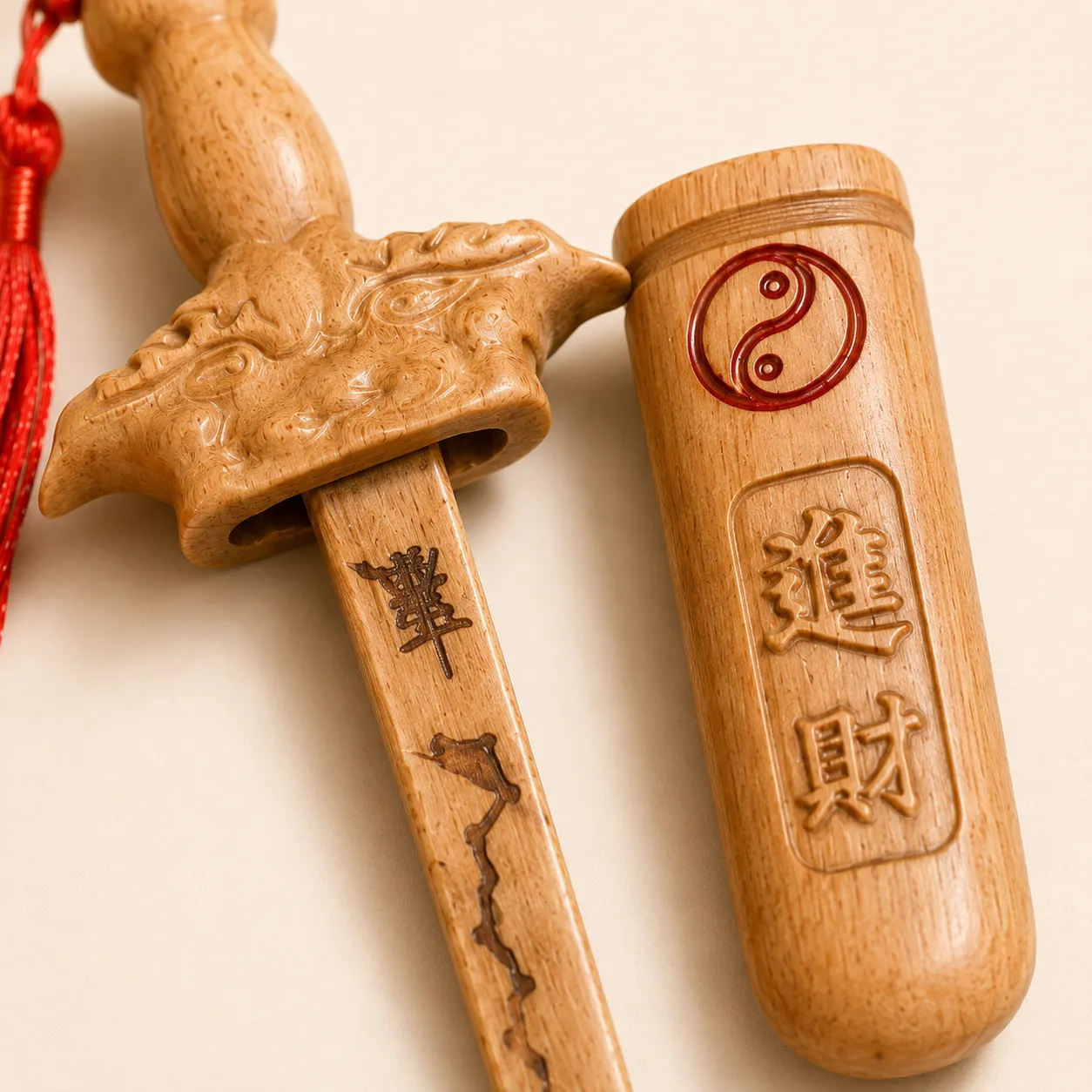 Peach wood sword