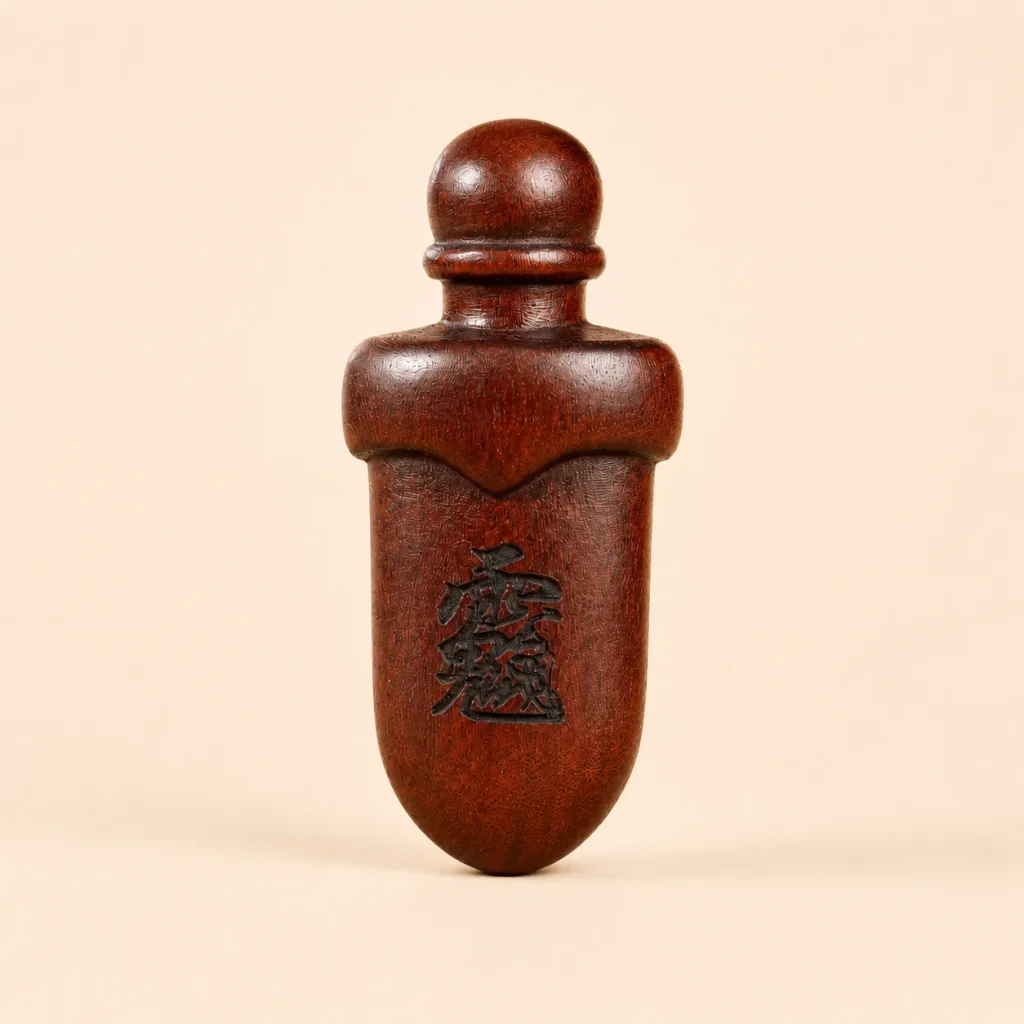 Dark Wood Zhao Gongming Mini Sword Charm