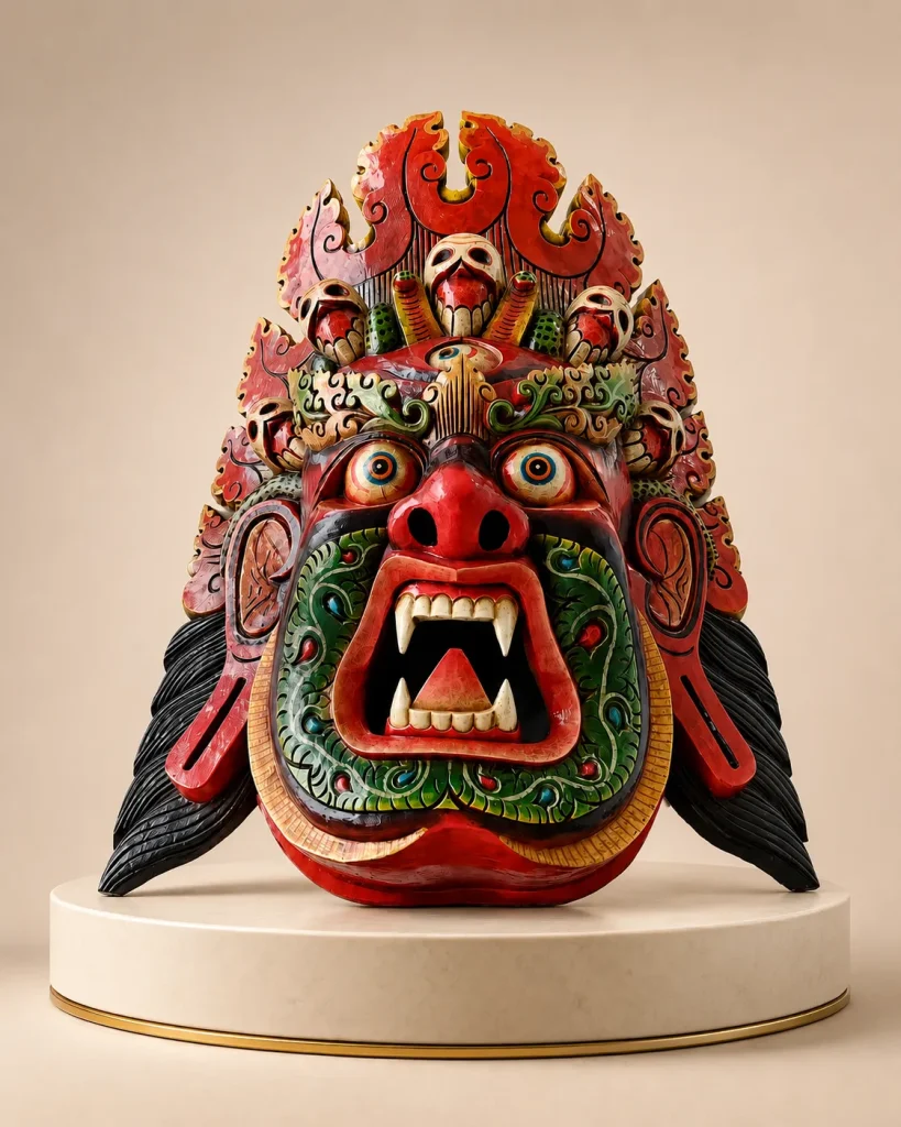 hand painted mask