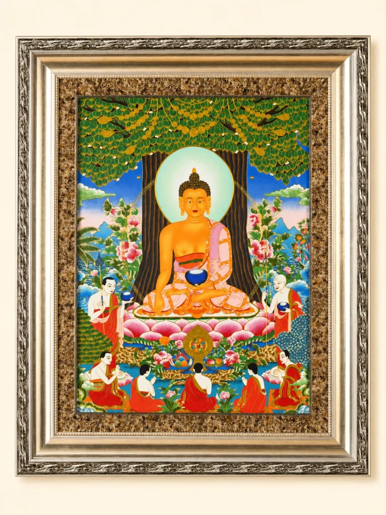 Śākyamuni Buddha Guardian Thangka