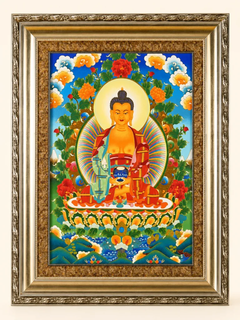 Amitabha Buddha Infinite Light Thangka
